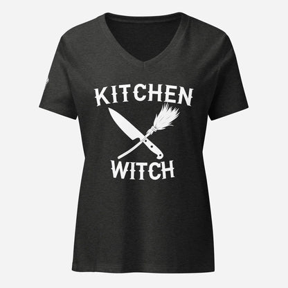 Kitchen Witch Women’s Relaxed V-neck Tee - Odd Chef