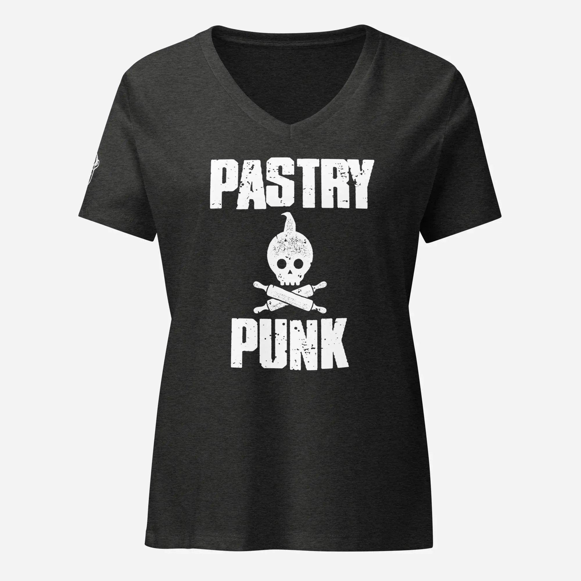 Pastry Punk Women’s Relaxed V-neck Tee - Odd Chef