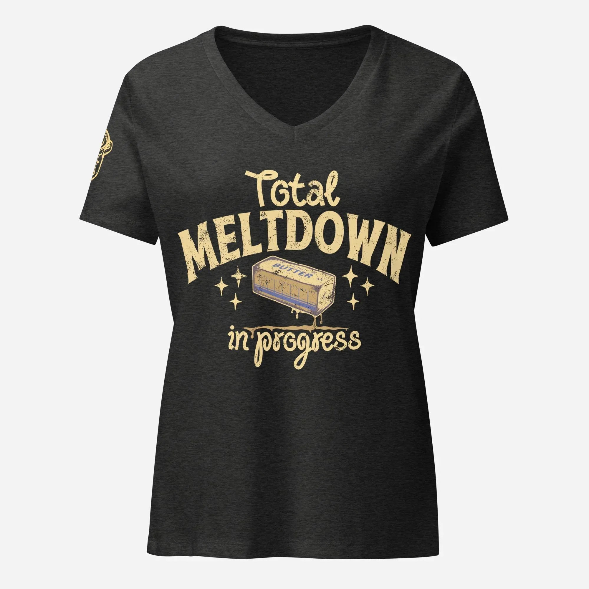 Total Meltdown Women’s Relaxed V-neck Tee - Odd Chef