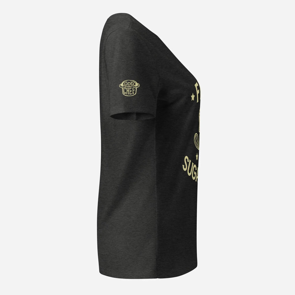 Feral Sugar Freak Women’s Relaxed V-neck Tee - Odd Chef