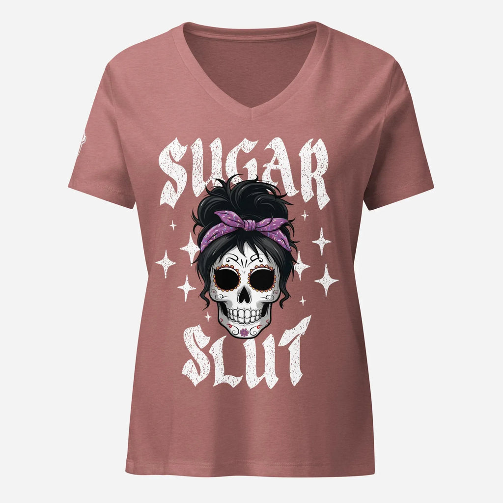 Sugar Slut Women’s Relaxed V-neck Tee - Odd Chef
