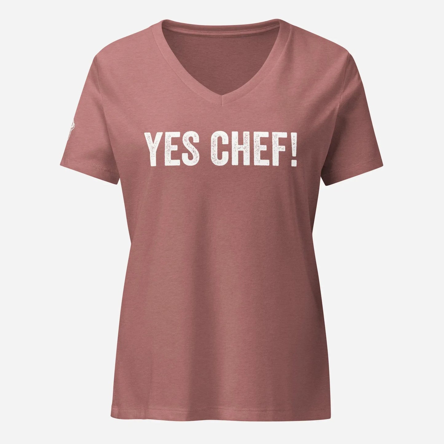 Yes Chef Women’s Relaxed V-neck Tee - Odd Chef