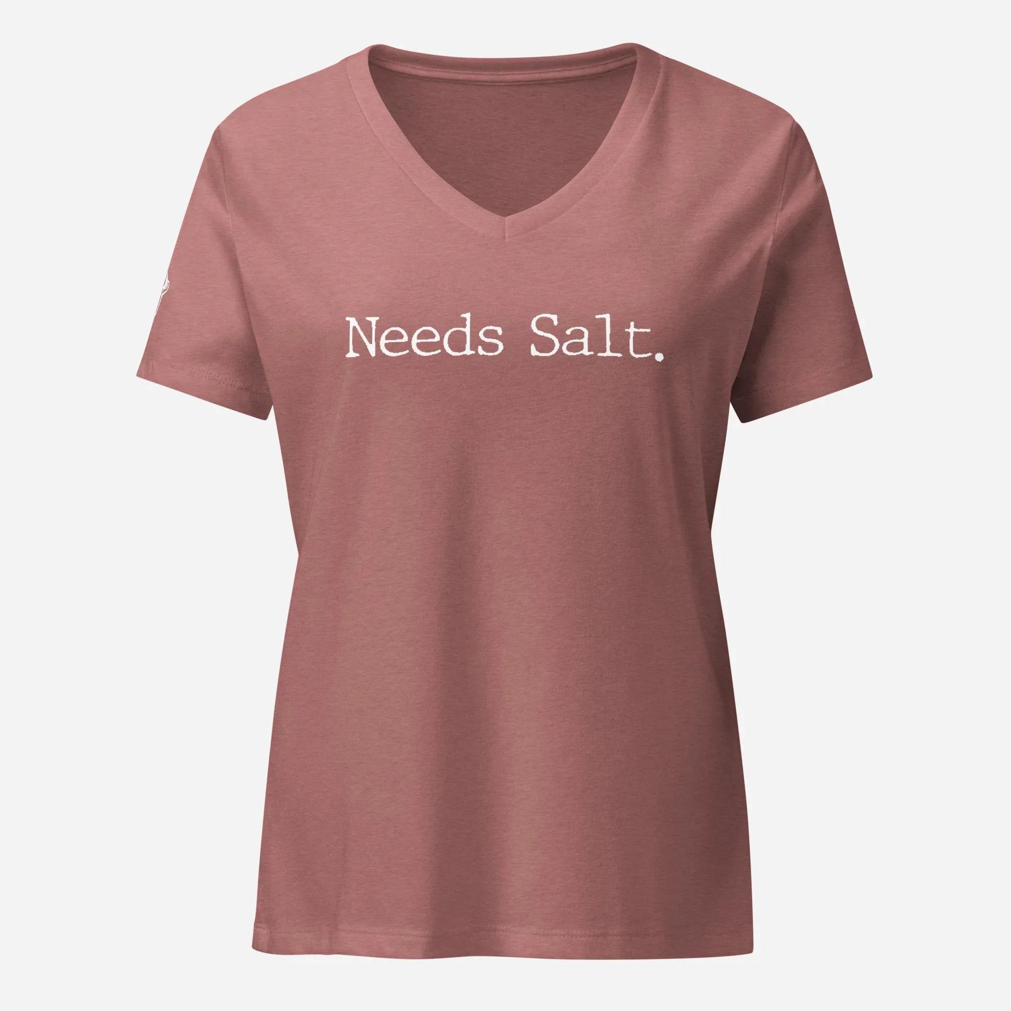Needs Salt Women’s Relaxed V-neck Tee - Odd Chef