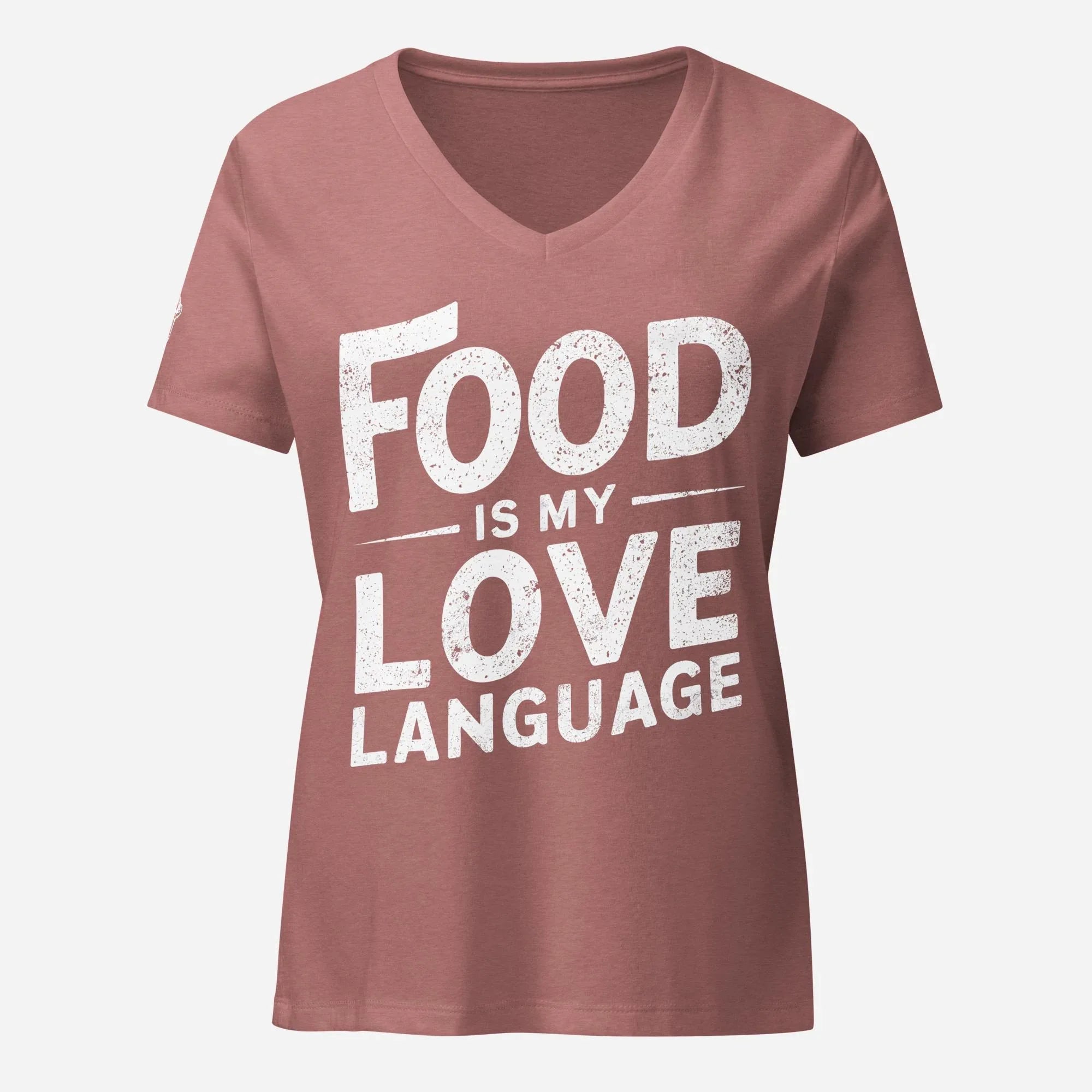 Food is my Love Language Women’s Relaxed V-neck Tee - Odd Chef