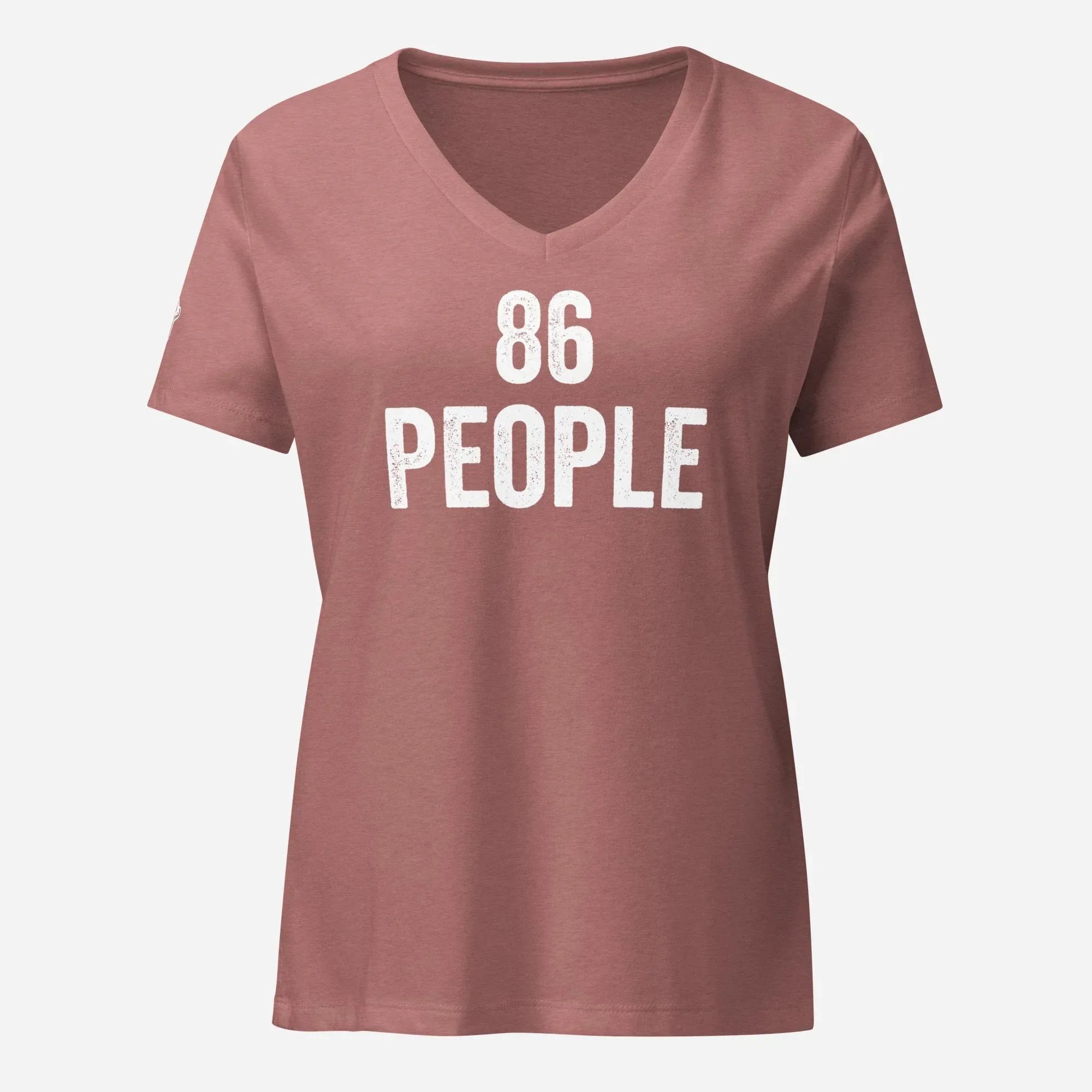 86 People Women’s Relaxed V-neck Tee - Odd Chef