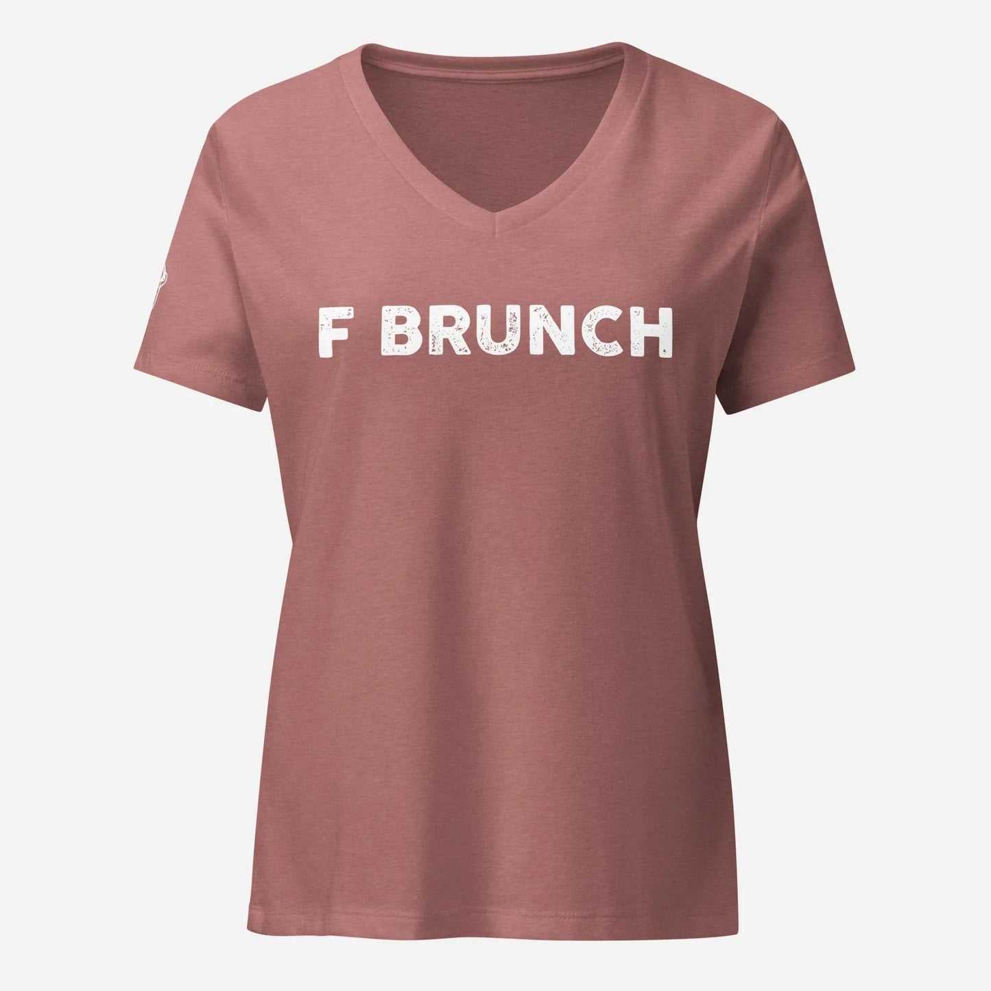 F Brunch Women’s Relaxed V-neck Tee - Odd Chef