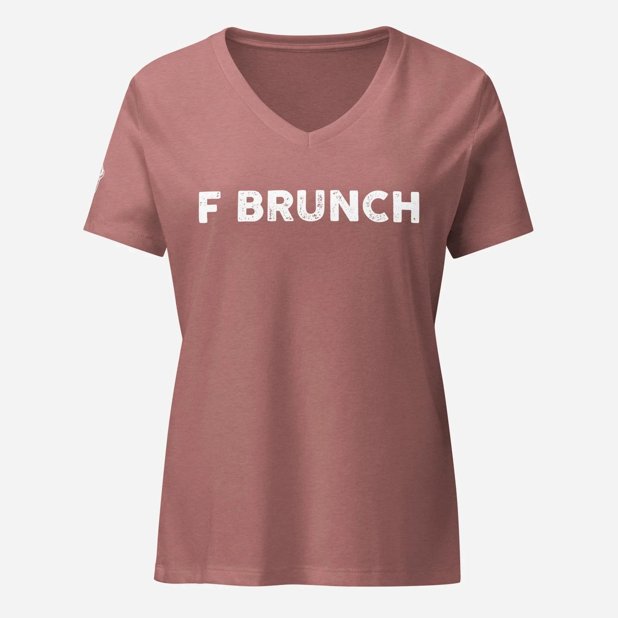 F Brunch Women’s Relaxed V-neck Tee - Odd Chef