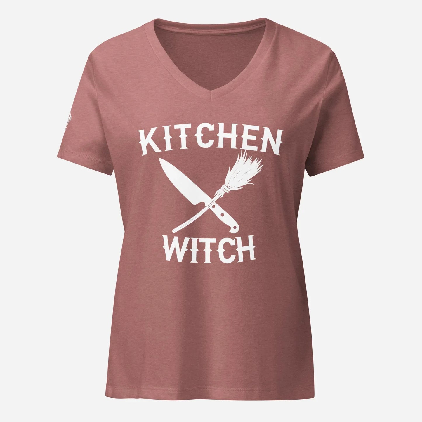 Kitchen Witch Women’s Relaxed V-neck Tee - Odd Chef