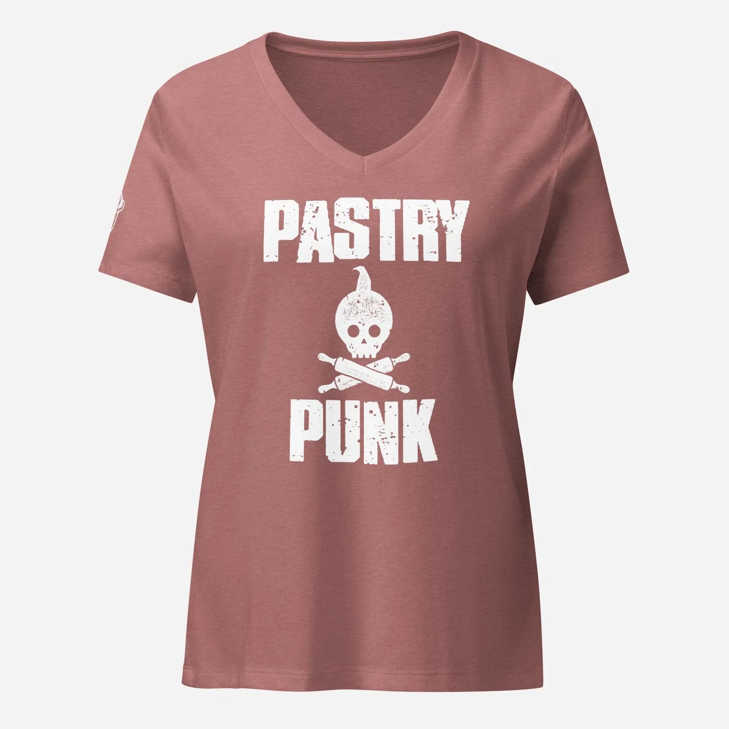 Pastry Punk Women’s Relaxed V-neck Tee - Odd Chef