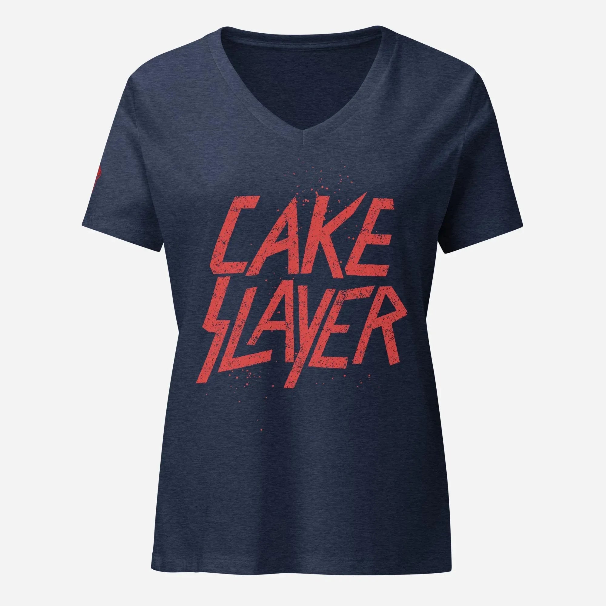 Cake Slayer Women’s Relaxed V-neck Tee - Odd Chef