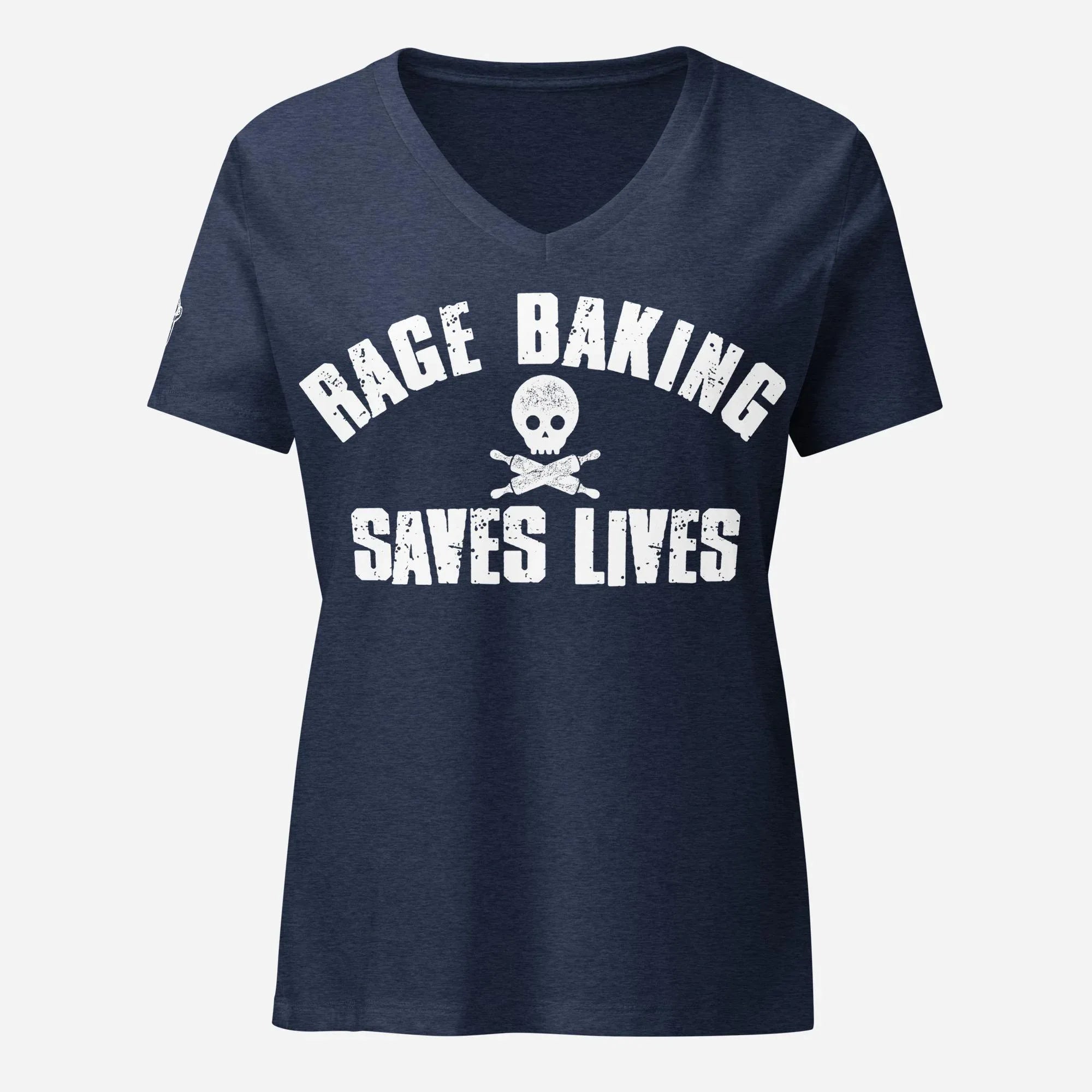 Rage Baking Women’s Relaxed V-neckTee - Odd Chef