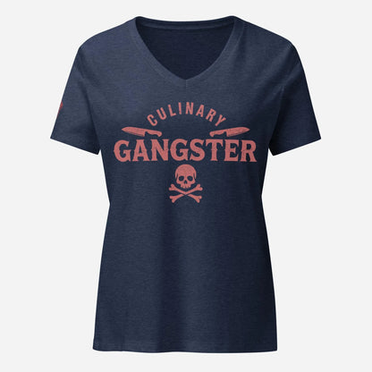 Culinary Gangster Women’s relaxed V-neck Tee - Odd Chef