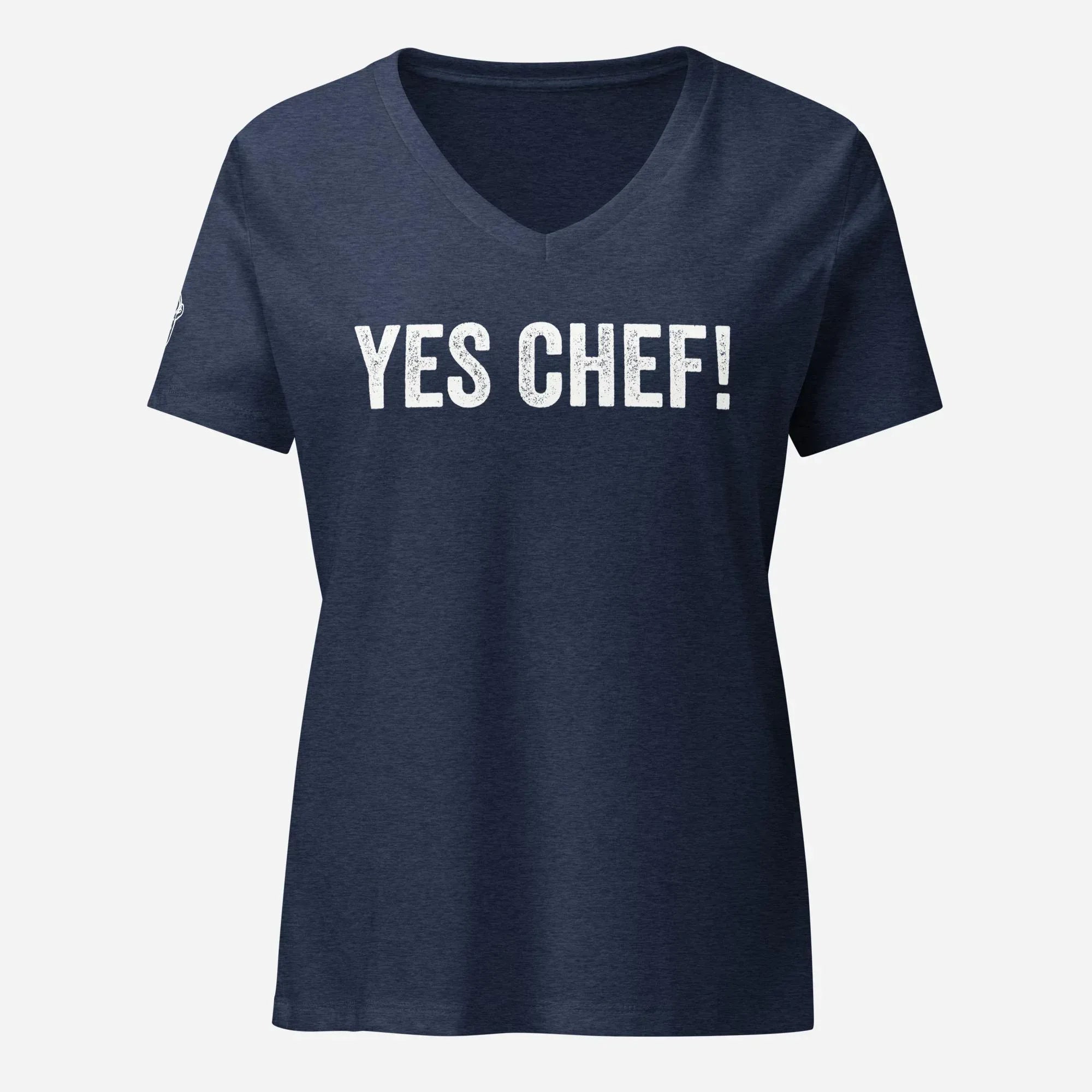 Yes Chef Women’s Relaxed V-neck Tee - Odd Chef