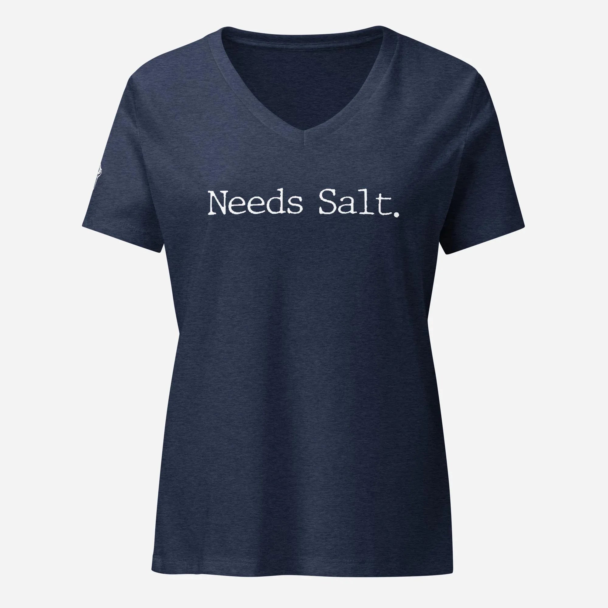 Needs Salt Women’s Relaxed V-neck Tee - Odd Chef