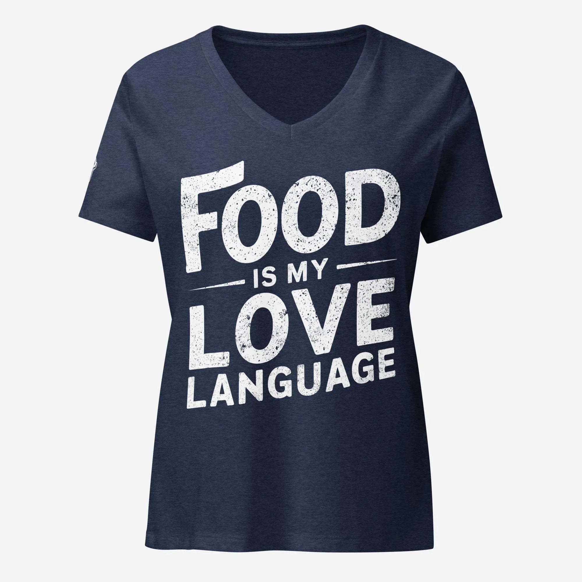 Food is my Love Language Women’s Relaxed V-neck Tee - Odd Chef