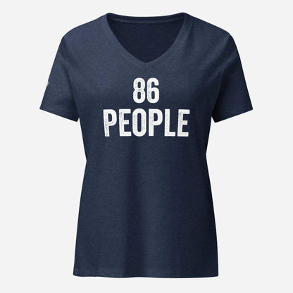 86 People Women’s Relaxed V-neck Tee - Odd Chef