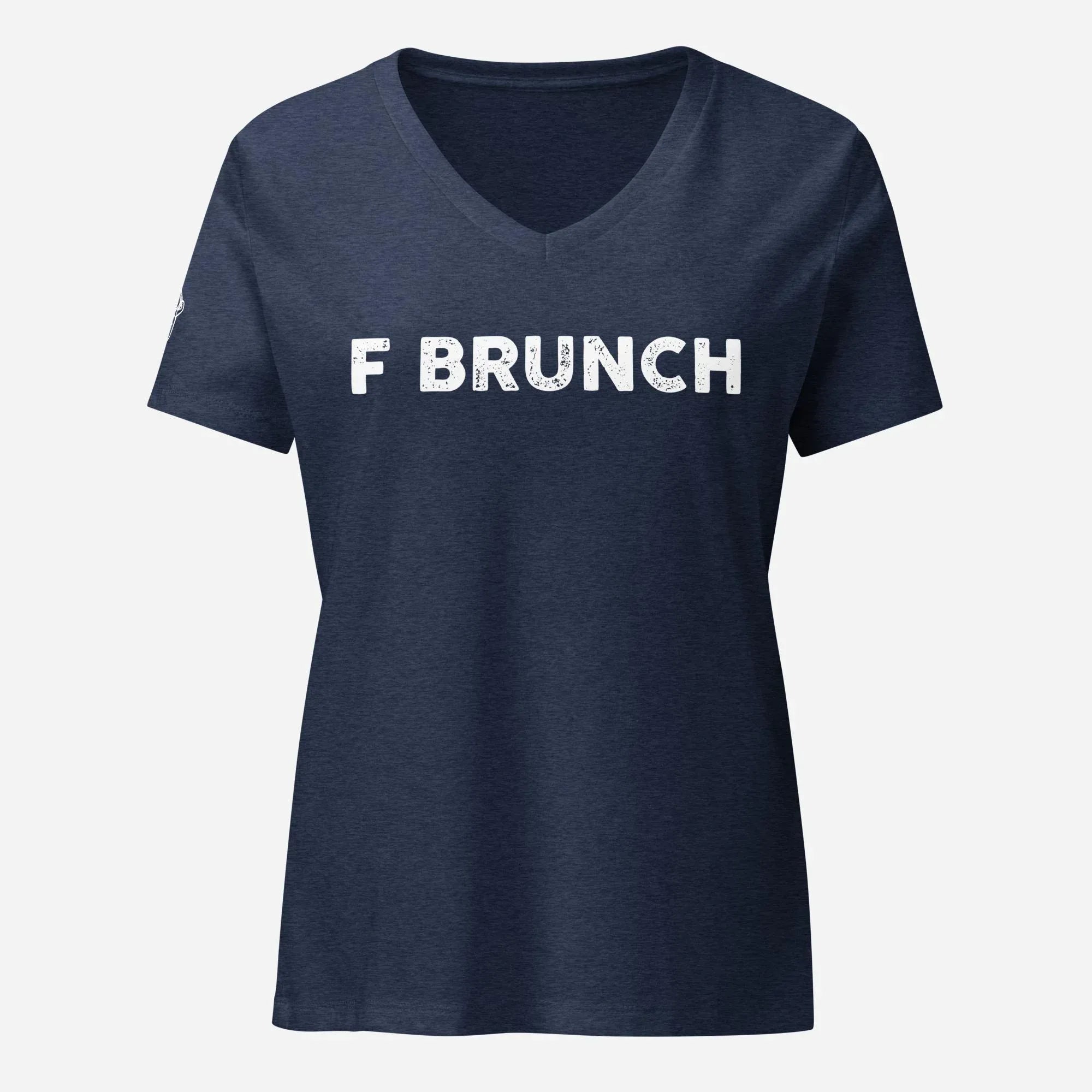 F Brunch Women’s Relaxed V-neck Tee - Odd Chef