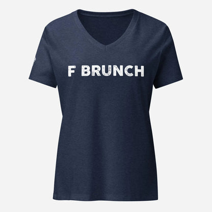 F Brunch Women’s Relaxed V-neck Tee - Odd Chef