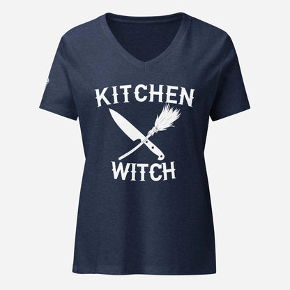 Kitchen Witch Women’s Relaxed V-neck Tee - Odd Chef