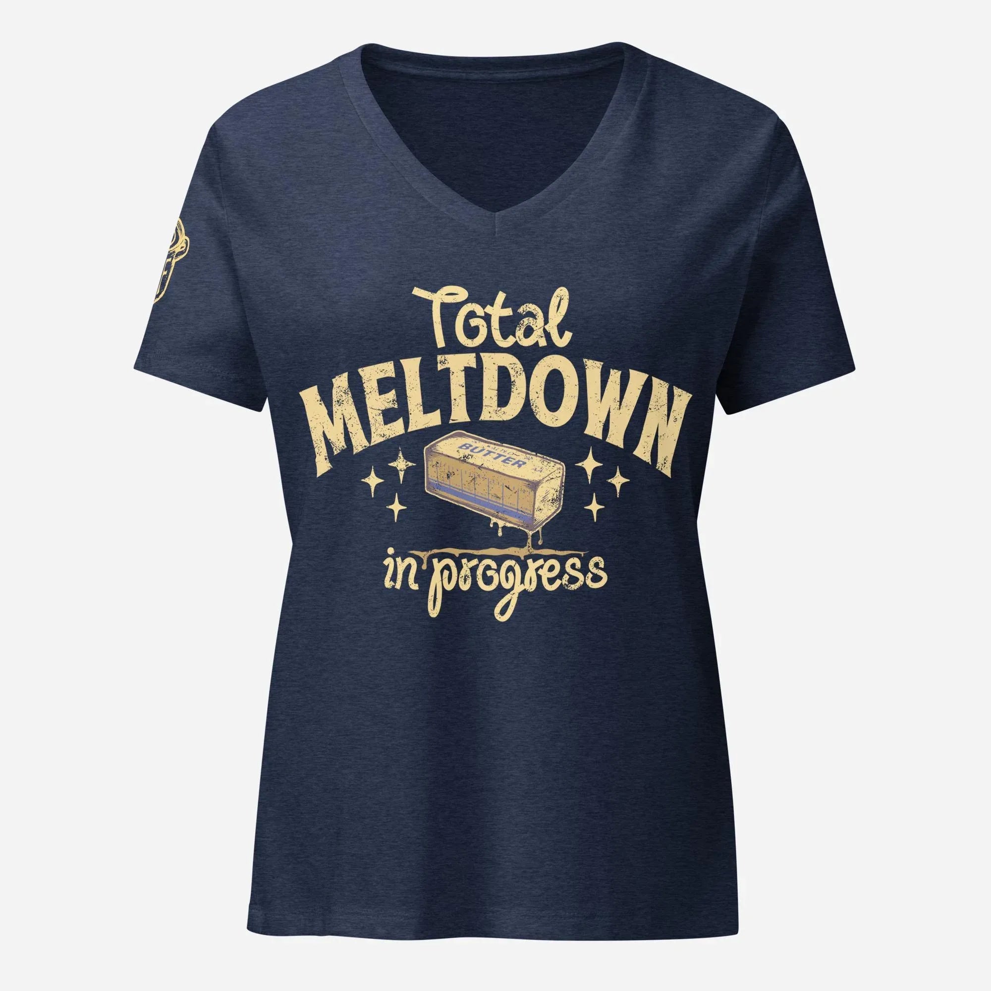 Total Meltdown Women’s Relaxed V-neck Tee - Odd Chef