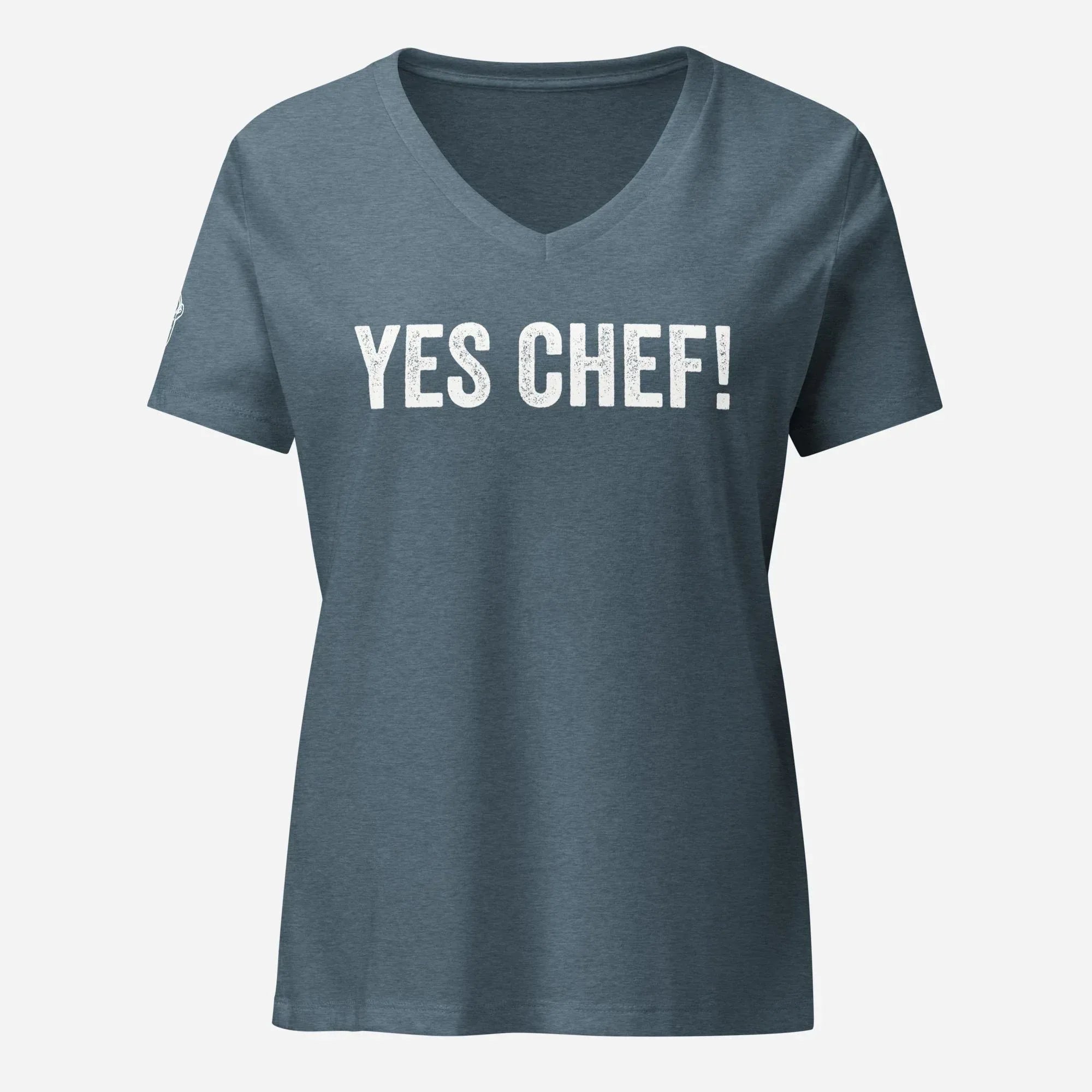Yes Chef Women’s Relaxed V-neck Tee - Odd Chef