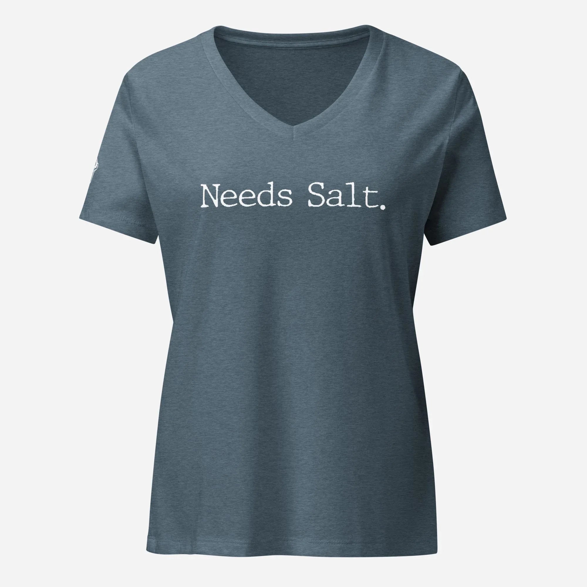Needs Salt Women’s Relaxed V-neck Tee - Odd Chef