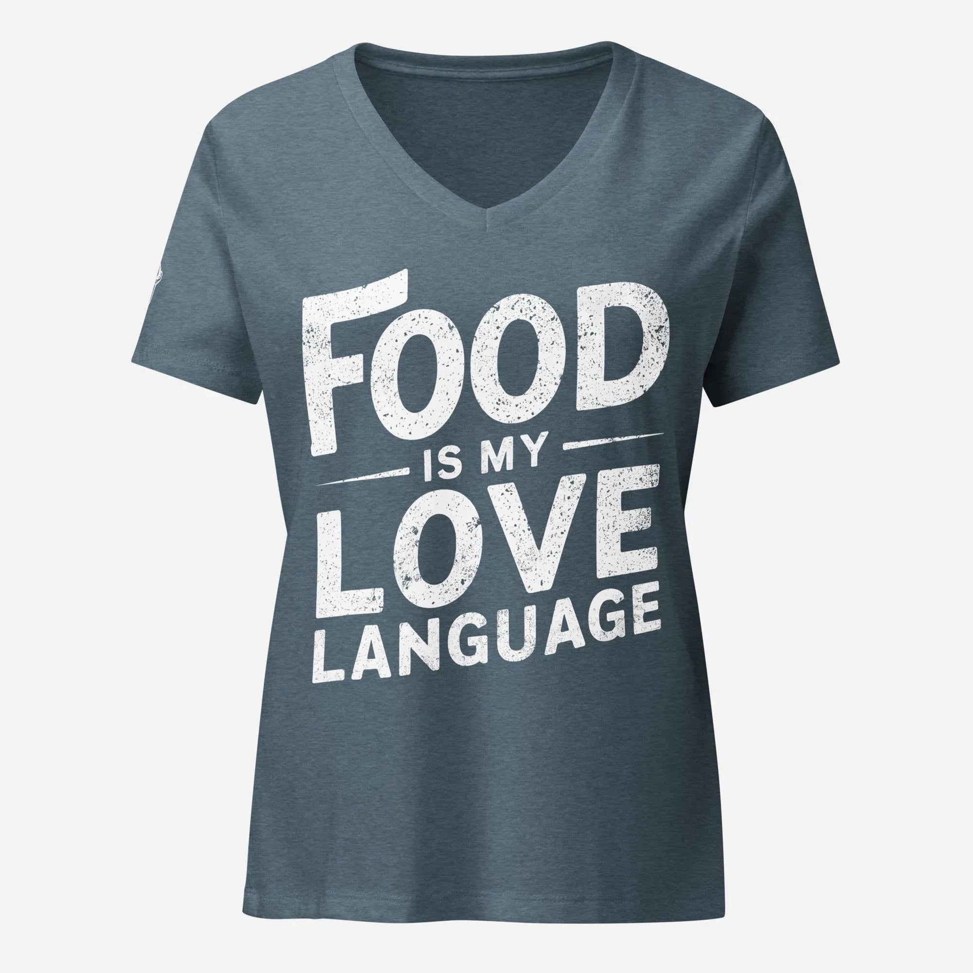 Food is my Love Language Women’s Relaxed V-neck Tee - Odd Chef