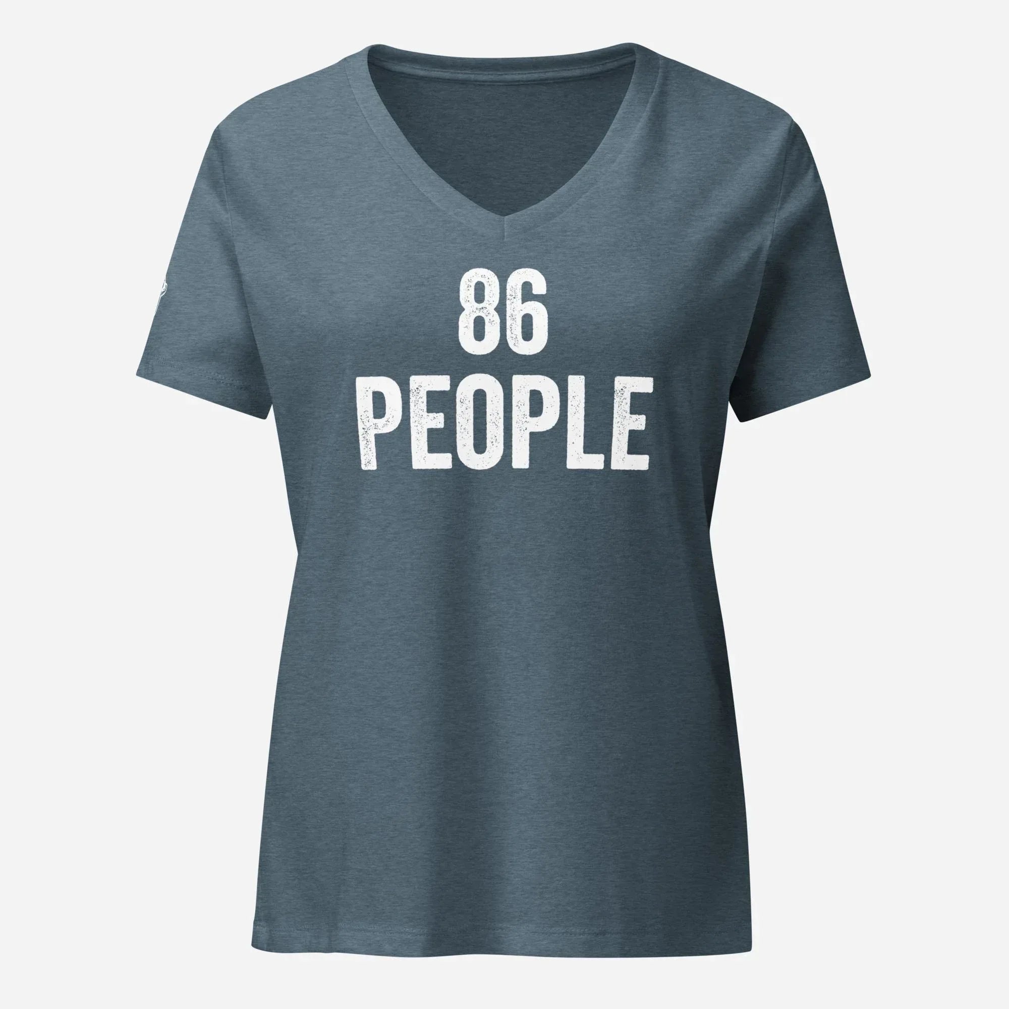 86 People Women’s Relaxed V-neck Tee - Odd Chef