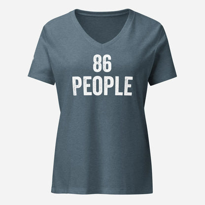 86 People Women’s Relaxed V-neck Tee - Odd Chef