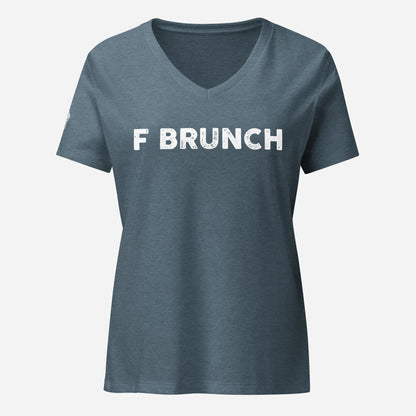 F Brunch Women’s Relaxed V-neck Tee - Odd Chef