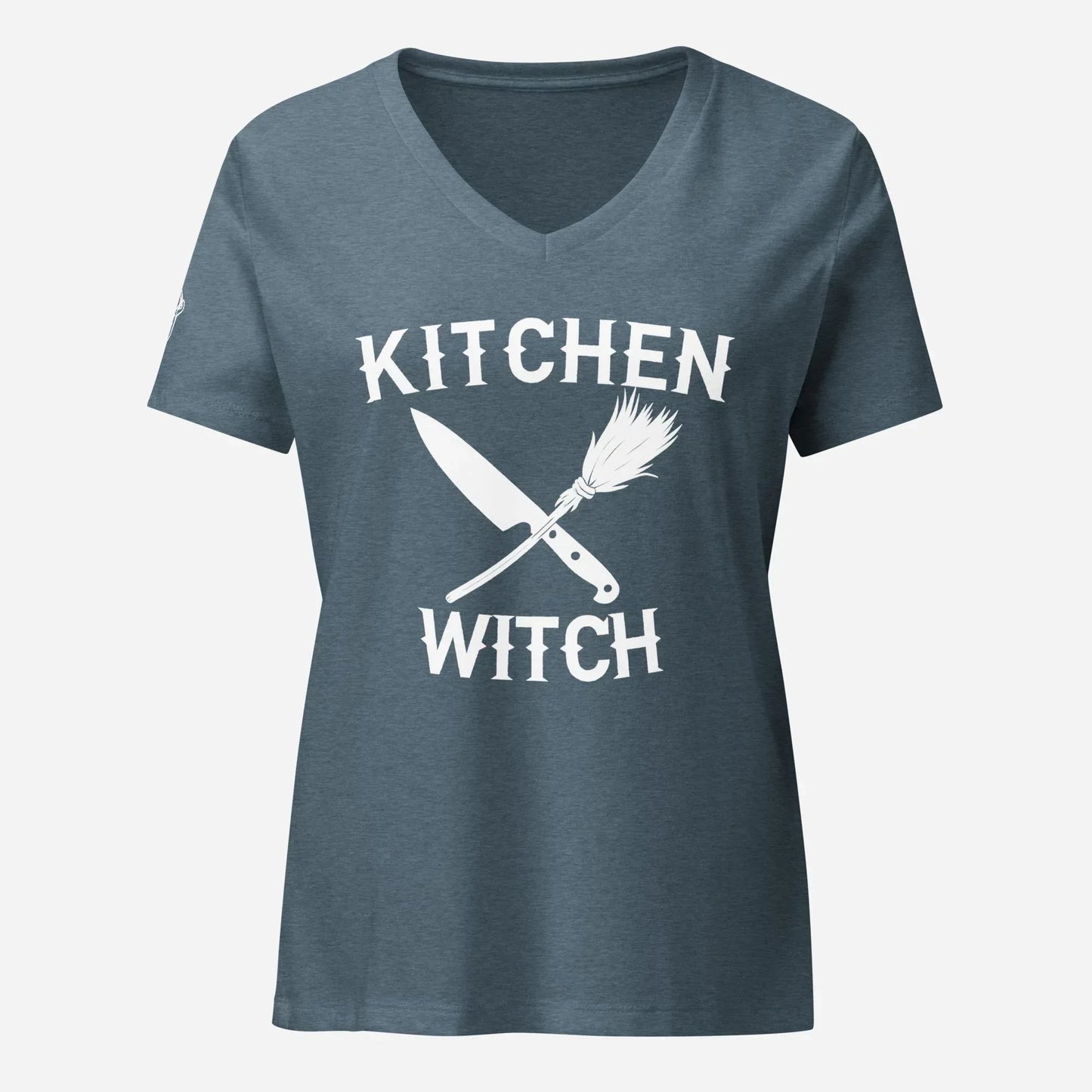 Kitchen Witch Women’s Relaxed V-neck Tee - Odd Chef