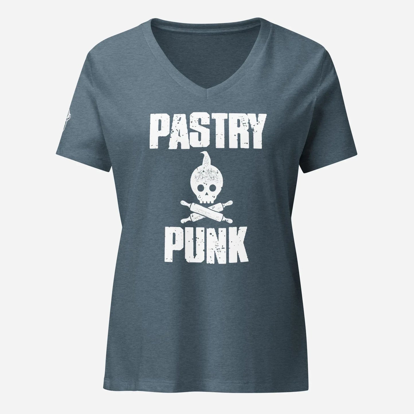 Pastry Punk Women’s Relaxed V-neck Tee - Odd Chef