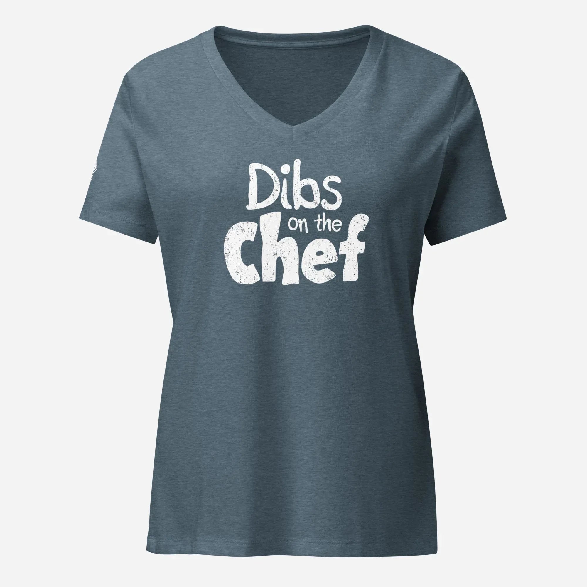 Dibs on the Chef Women’s Relaxed V-neck Tee - Odd Chef