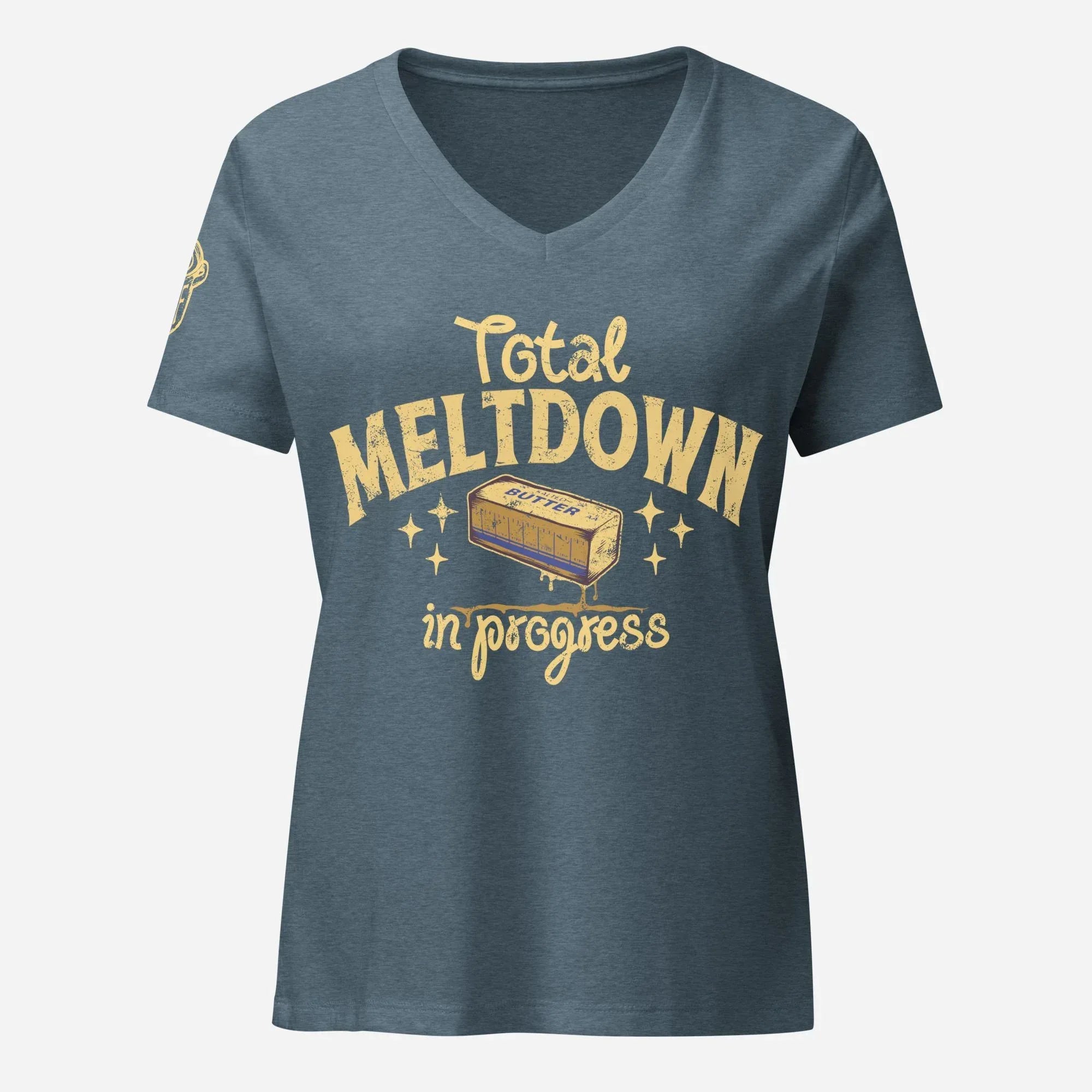 Total Meltdown Women’s Relaxed V-neck Tee - Odd Chef