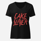 Cake Slayer Women’s Relaxed V-neck Tee - Odd Chef