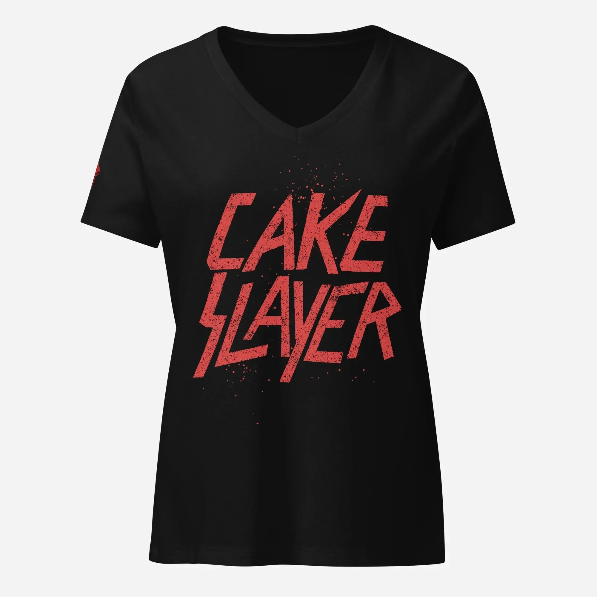 Cake Slayer Women’s Relaxed V-neck Tee - Odd Chef