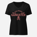 Culinary Gangster Women’s relaxed V-neck Tee - Odd Chef