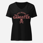 Culinary Gangster Women’s relaxed V-neck Tee - Odd Chef