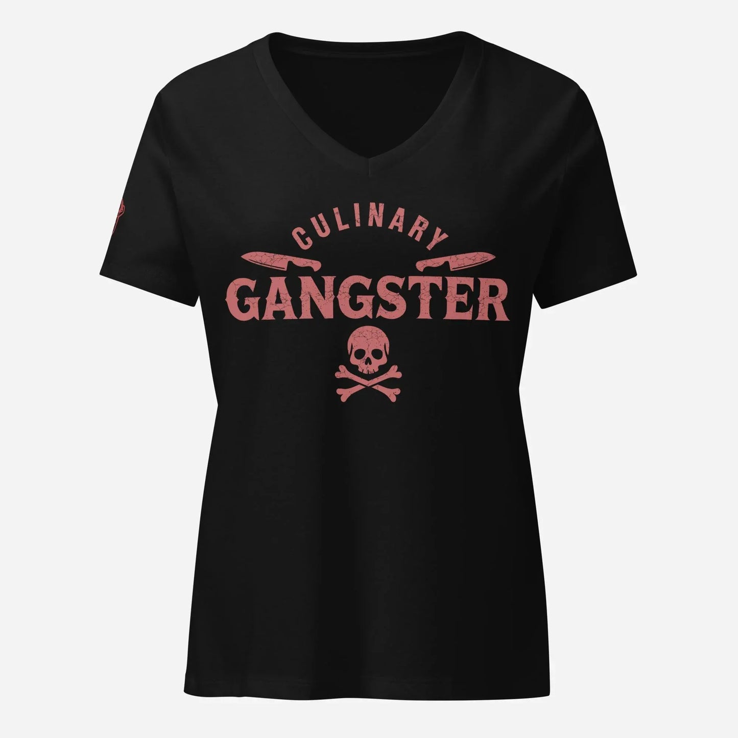 Culinary Gangster Women’s relaxed V-neck Tee - Odd Chef
