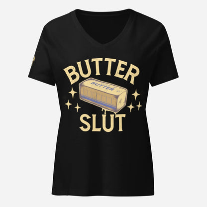 Butter Slut Women’s Relaxed V-neck T-shirt - Odd Chef