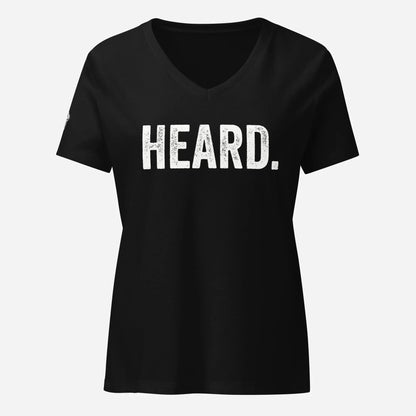 Heard Women’s Relaxed V-neck Tee - Odd Chef