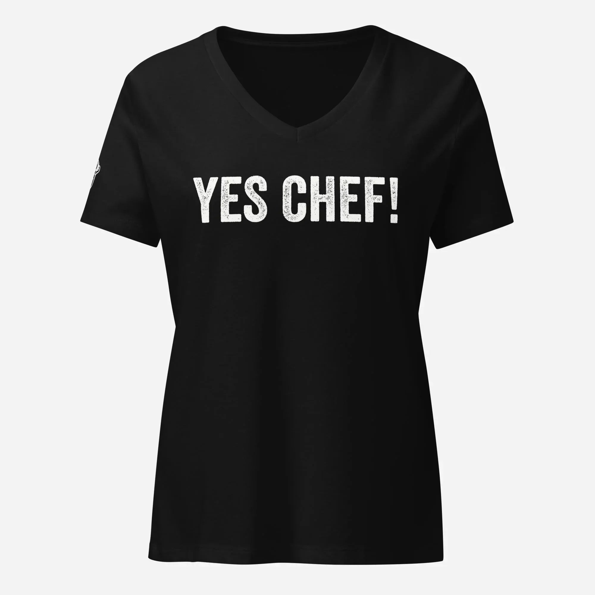 Yes Chef Women’s Relaxed V-neck Tee - Odd Chef