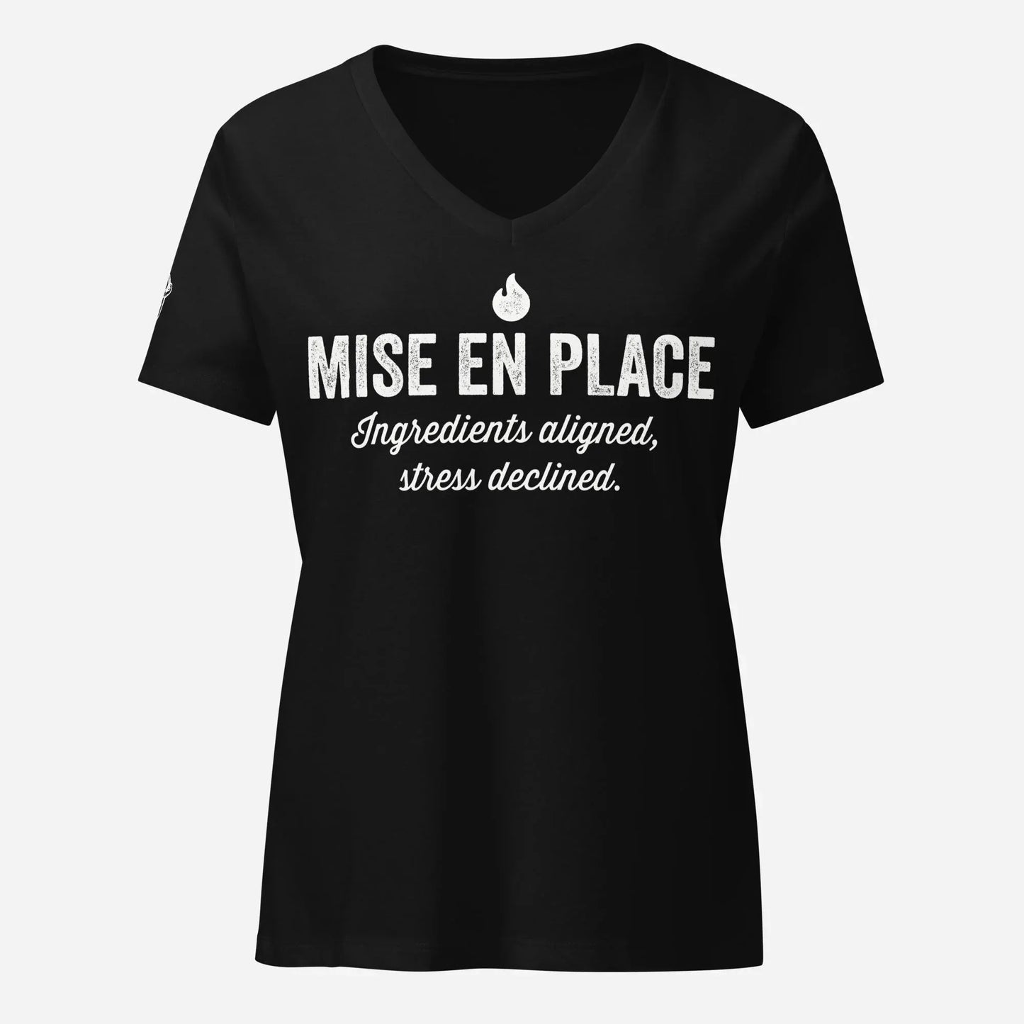 Mise En Place Women’s Relaxed V-neck Tee - Odd Chef