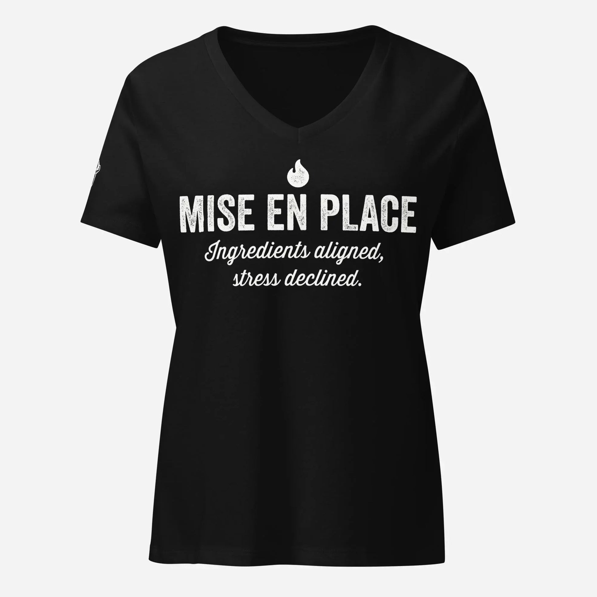 Mise En Place Women’s Relaxed V-neck Tee - Odd Chef