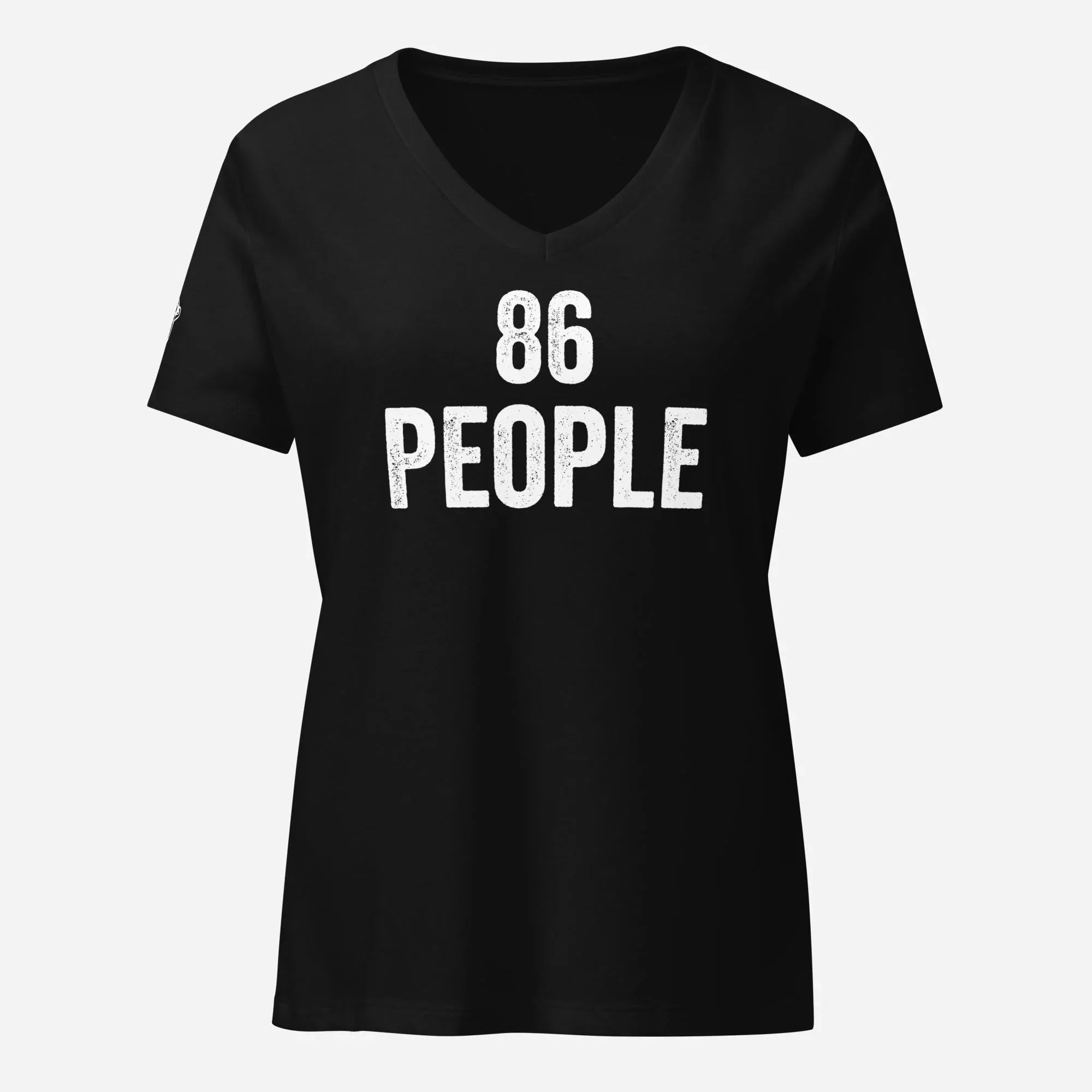 86 People Women’s Relaxed V-neck Tee - Odd Chef