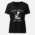 Mental Bake Down Women’s Relaxed V-neck Tee - Odd Chef