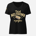 Total Meltdown Women’s Relaxed V-neck Tee - Odd Chef
