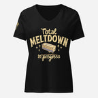 Total Meltdown Women’s Relaxed V-neck Tee - Odd Chef