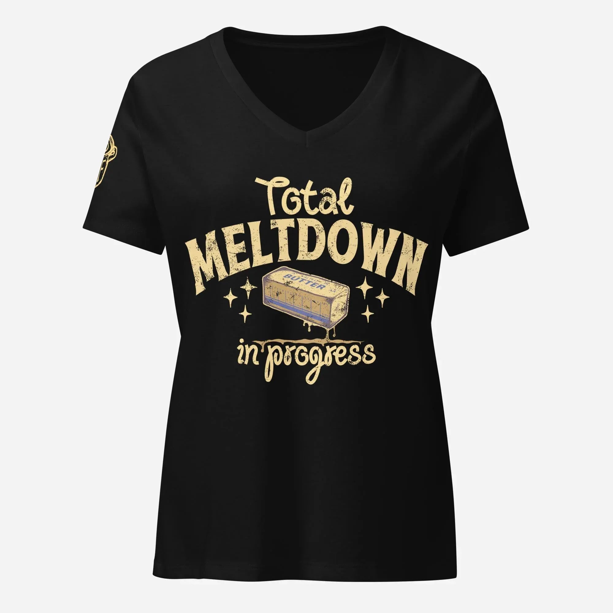 Total Meltdown Women’s Relaxed V-neck Tee - Odd Chef