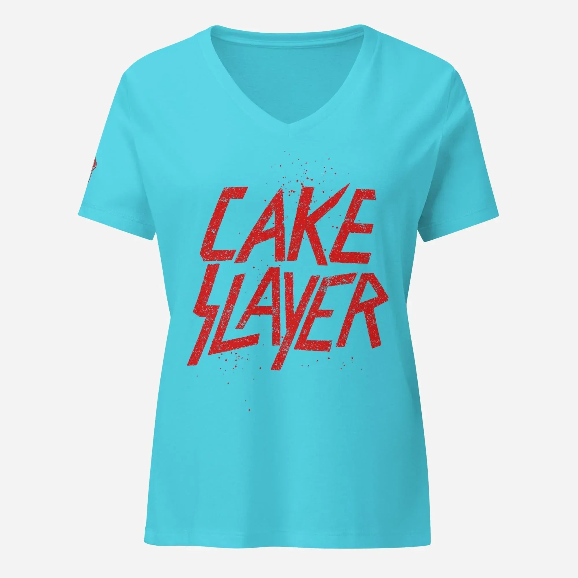 Cake Slayer Women’s Relaxed V-neck Tee - Odd Chef